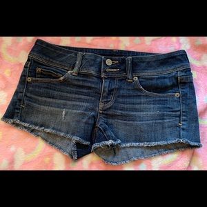 American Eagle Stretch Denim Mini Short Size 2